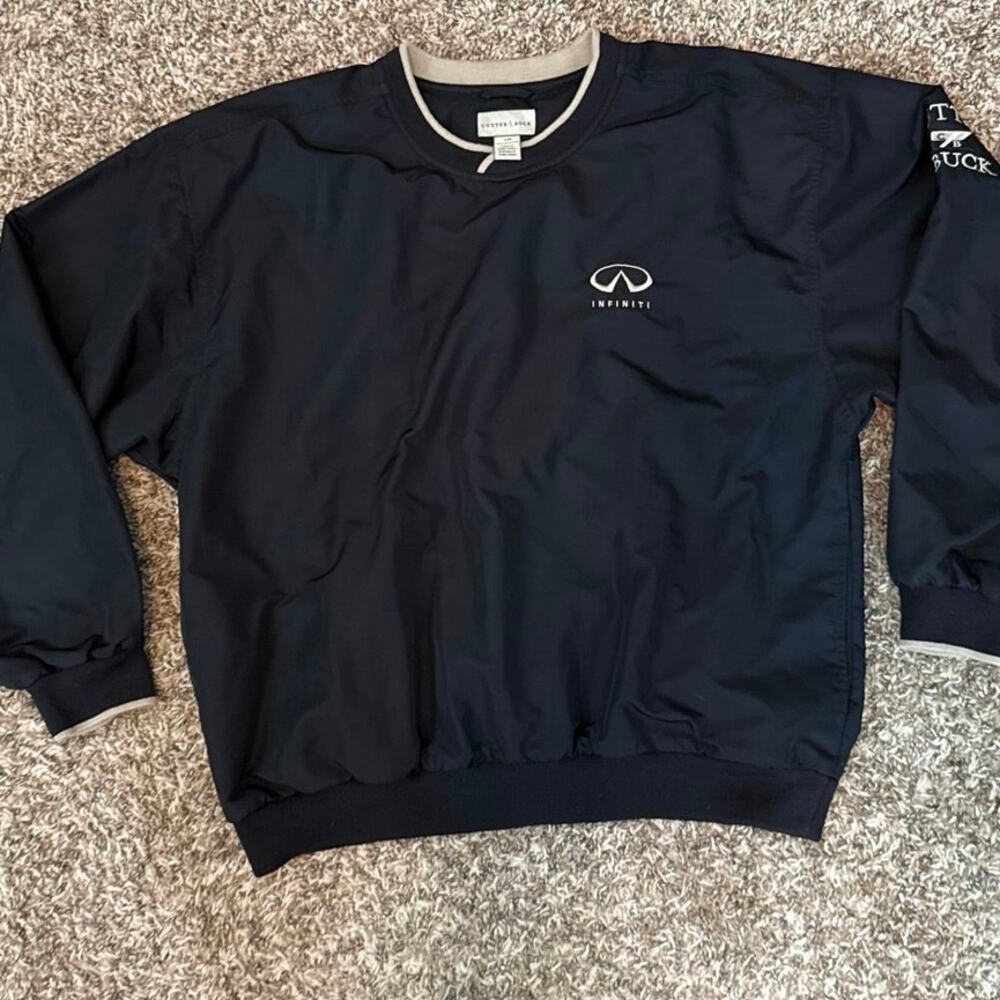 Cutter & Buck Infiniti Insulated Pullover Men’s Large Black Corporate Jacket